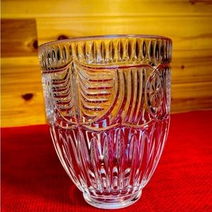 Vintage Full Lead 24% Crystal Art Deco Lamp Shade